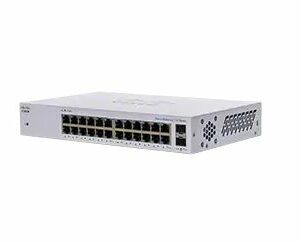 CISCO CBS110 UNMANAGED 24-PORT GE, 2X1G SFP SHARED