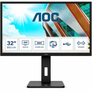 AOC 31,5 16:9 2560X1440 75HZ IPS 250CD/M2 USBC/HDMI/DP