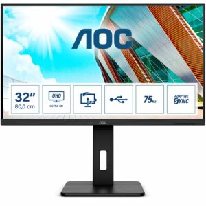 AOC 31,5 16:9 3840X2160 60HZ VA 350CD/M2 HDMI/DP