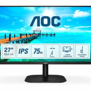 AOC 27  16:9 1920X1080 IPS VGA HDMI 250CD/M2 100X100