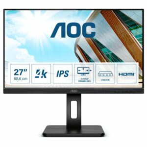 AOC 27  3840X2160 UHD HDMI/DP/USB-C(DP ALT MODE)