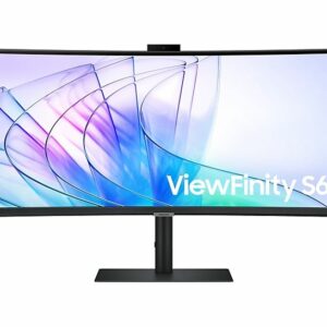 SAMSUNG MONITOR SAMSUNG ViewFinity S6 S34A65U 34” webcam