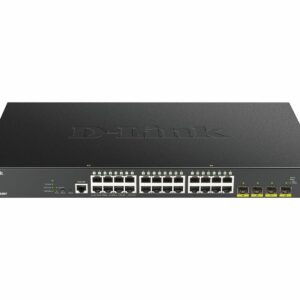 D-LINK 24-PORT  POE SMART MANAGED SWITCH WITH 4X 10G SFP