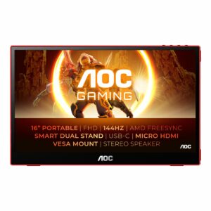 AOC 15,6  IPS 1920X1080 144HZ SPEAKERS MICROHDMIX1