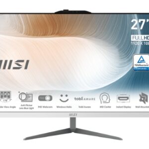 MSI AIO I7-1255U 16GB 512SSD 27FHD WIN11PRO WHITE