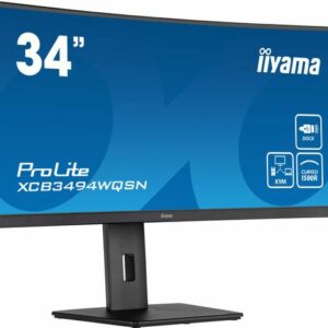 IIYAMA 34  IPS 21:9 3440×1440 HDMI DP HUB USB KVM MULTIME