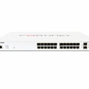 FORTINET L2+ MANAGED POE SWITCH WITH 24GE +4SFP, 12 PORT PO