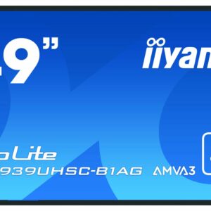 IIYAMA 49 PCAP 15P TOUCH BLACK (NO BORDER)